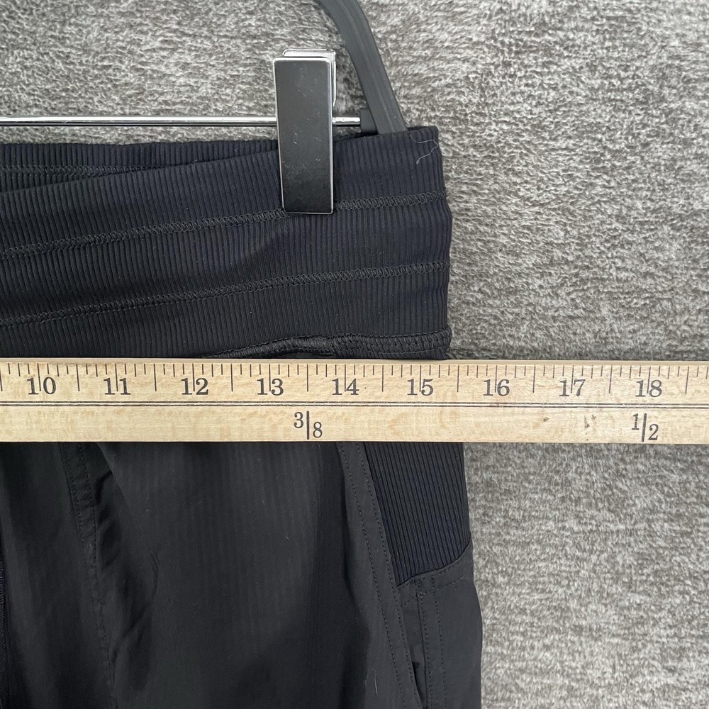 Lululemon Dance Studio Mid Rise Jogger Pants Full Length Womens 8 Black Woven - Picture 2 of 9